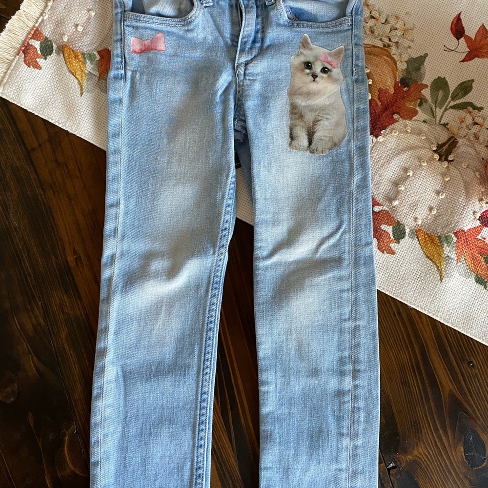 H&M Blue Straight Leg Jeans